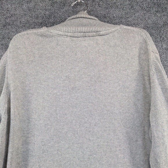 Weatherproof Vintage Men's Pullover Shawl Collar Sweater Gray Large Fair Isle - Picture 7 of 15